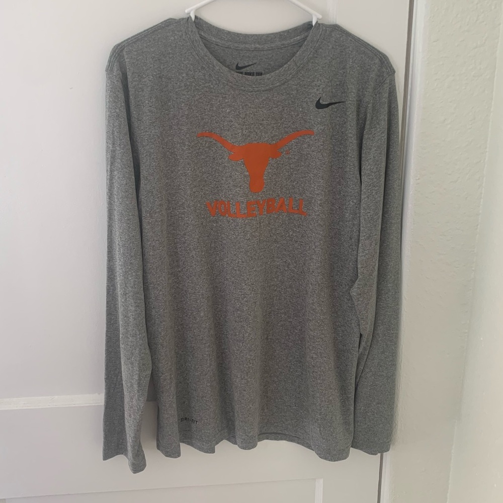 texas volleyball grey t-shirt